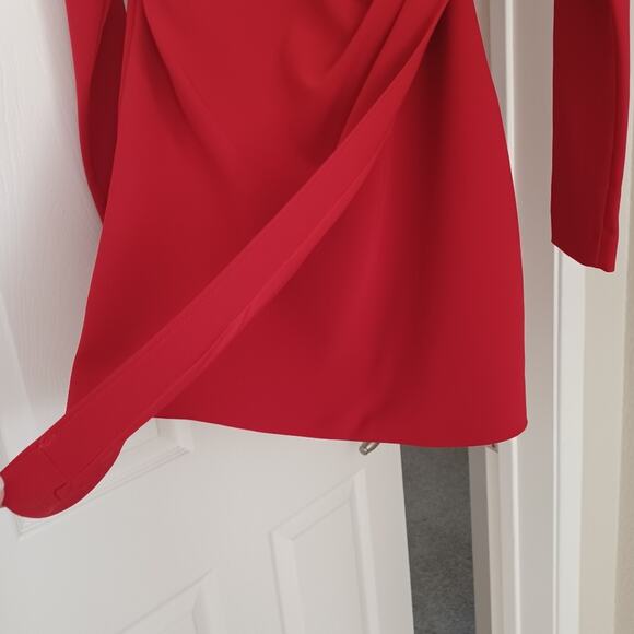 LIKELY Dani Tuxedo Mini Dress Red 2 NWOT - Picture 11 of 11